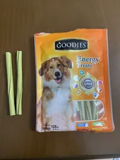 تجریه خرید تشویقی سگ گودیز مدل vegetable وزن 125 گرم