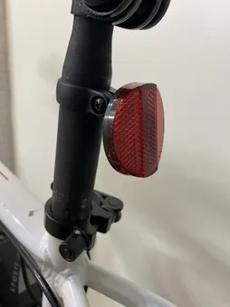 شبرنگ جلو و عقب دوچرخه مدل گرد بسته 2 عددی