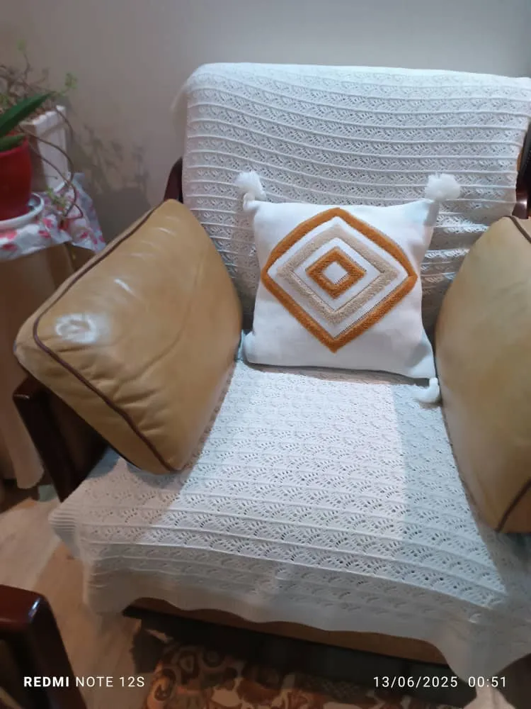 شال مبل و تخت مدل طاووس سایز 180×150 سانتی متر