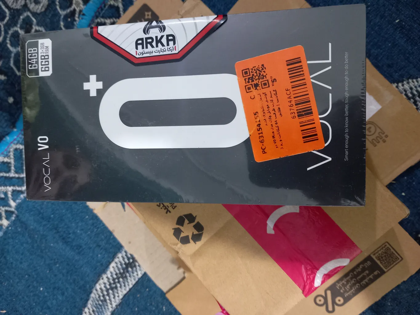 گوشی موبایل وکال مدل V0 Plus دو سیم کارت ظرفیت 64 گیگابایت و رم 3 گیگابایت