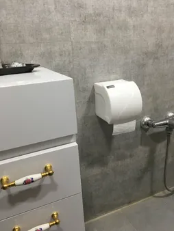 جای دستمال توالت سنی پلاستیک مدل Madis 4408