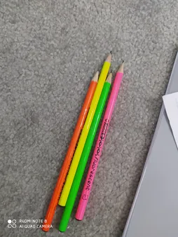 مداد آریا مدل فلورسنت مجموعه 4 عددی