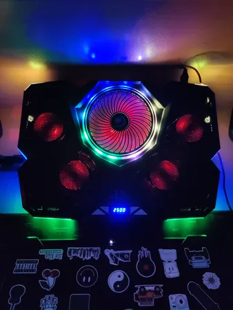 پایه خنک کننده لپ تاپ کول کلد مدل K44-RGB