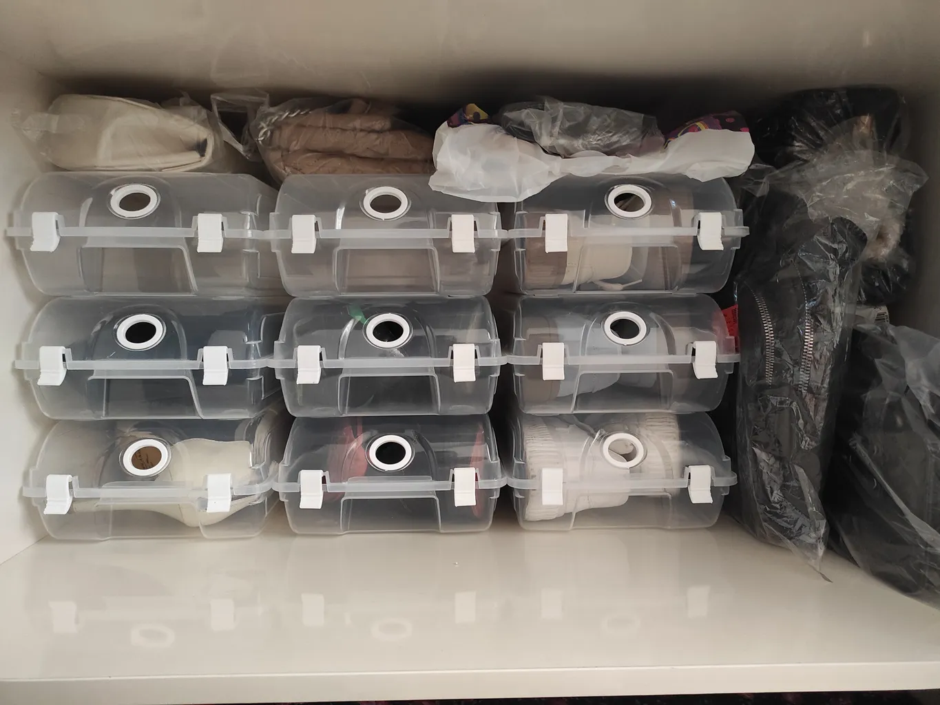 باکس کفش رزگلد مدل زنانه صیام بسته 4 عددی