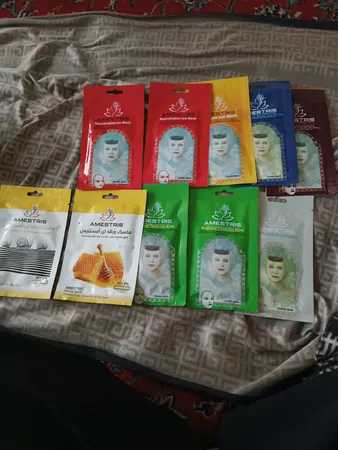 ماسک صورت آمستریس مدل میوه ای وزن 25 گرم بسته 10 عددی