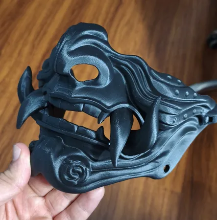 ماسک ایفای نقش مدل سامورایی طرح Demon