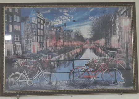 پازل 2000 تکه ایران پازل طرح دوچرخه و طبیعت