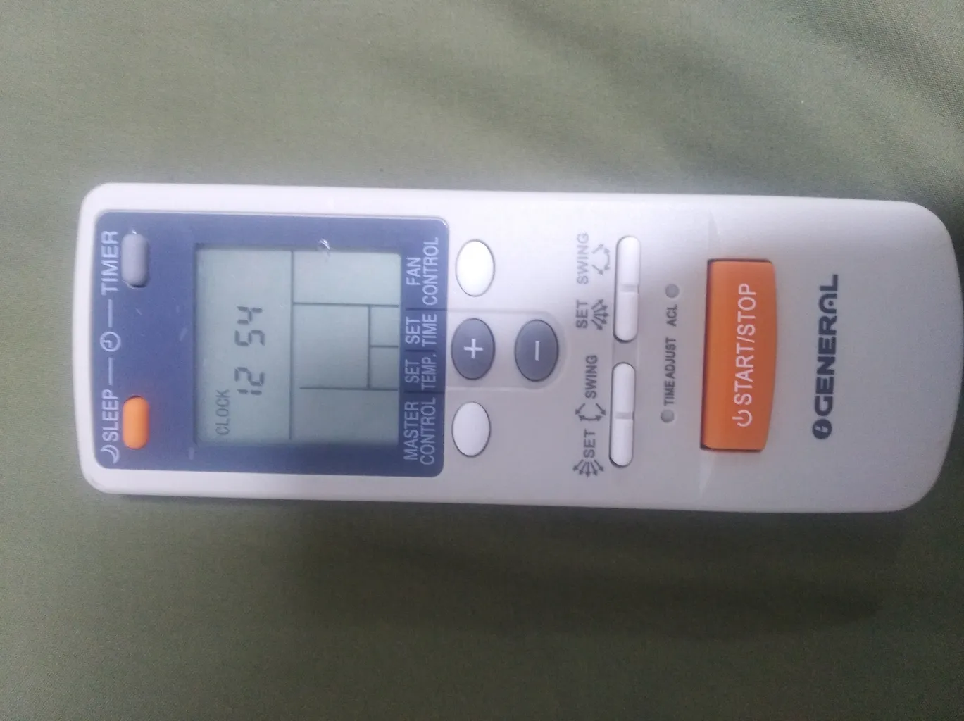 ریموت کنترل کولرگازی اُجنرال مدل J1