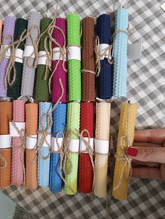 شمع مدل موم عسل مجموعه 20 عددی