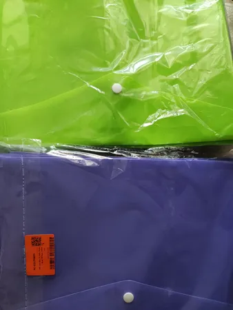 پوشه دکمه دار پاپکو مدل A4-105M بسته 10 عددی