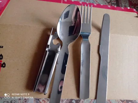 مجموعه قاشق و چنگال سفری غلاف دار