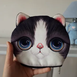 تجریه خرید کیف پول دخترانه طرح گربه مدل C-13BK