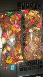 گل خشک بسته بندی مدل رنگارنگ