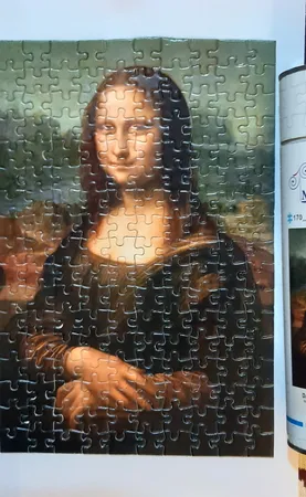 پازل 170 تکه مینیاتور طرح مونالیزا کد 01599