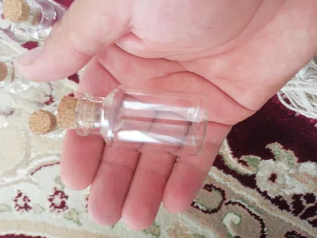 بطری شیشه ایران کرک مدل ویال بسته 12 عددی