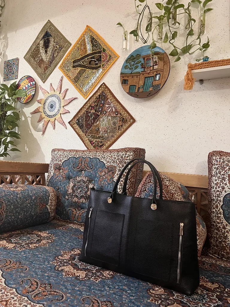 کیف دستی زنانه چرم ادلیا کد E 1358