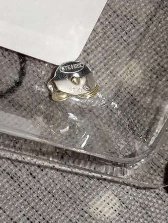 گوشواره نقره زنانه آی ام مدل مروارید 2