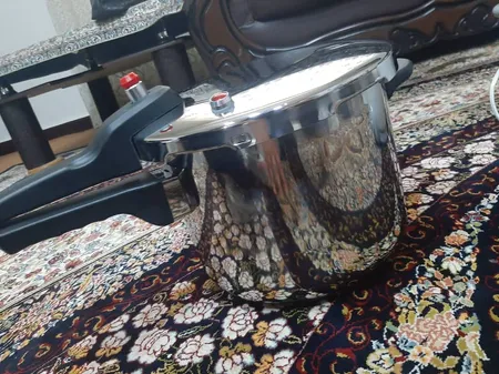 زودپز پارس استیل مدل کف سه لایه گنجایش 6 ليتر