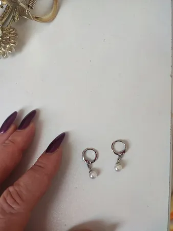 گوشواره زنانه ژوپینگ مدل مروارید کد 121232941212