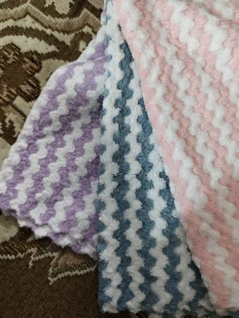 دستمال آشپزخانه طرح راه راه کد mk450 بسته 3 عددی