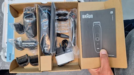 ست ماشین اصلاح موی صورت و بدن شارژی براون مدل MGK 5280، اصلاح به صورت خط زن و صفر زن، منبع انرژی با برق، تکنولوژی اصلاح به صورت برش مستقیم، مدت زمان شارژ 100 دقیقه و مدت زمان استفاده پس از شارژ 100 دقیقه، سری قابل شست‌وشو، به همراه برس تمیزکننده