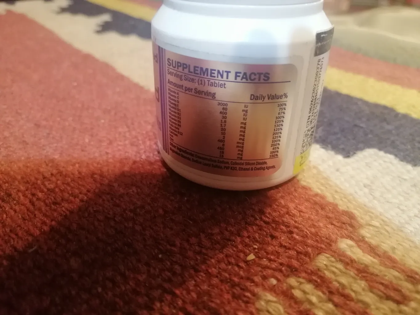 قرص مولتی ویتامین و مواد معدنی نوتری پاد بسته 30 عددی