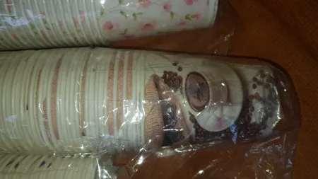 لیوان یکبار مصرف کاغذی الین پلاست مدل KGH5-100 بسته 100 عددی