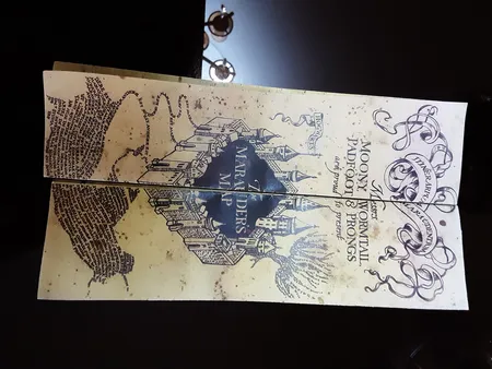 اسباب بازی زینتی مدل نقشه غارتگر هری پاتر کد VT1