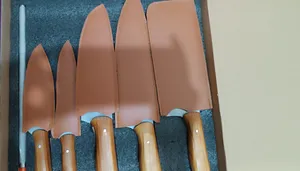 تجریه خرید سرویس چاقو آشپزخانه 6 پارچه الماس زنجان مدل 03