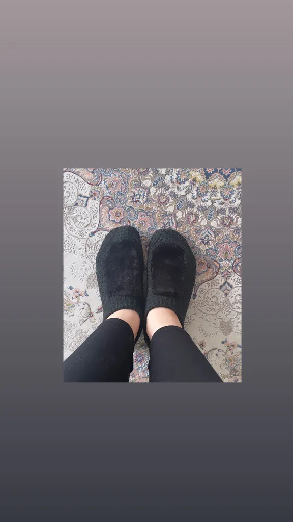 پاپوش بافتنی زنانه نیکتا کد 1295-BK