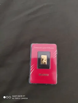 شمش 24 عیار ایران شمش طرح سیمرغ کد 100