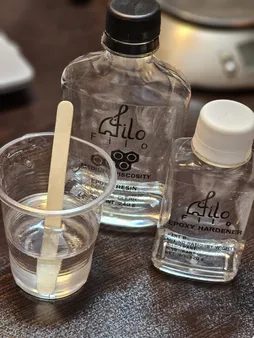 رزین اپوکسی فیلو مدل MV208 حجم 360 میلی لیتر به همراه هاردنر