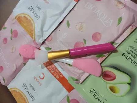 قلم ماسک صورت مدل سیلیکونی مجموعه 2 عددی