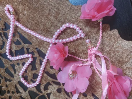 تسبیح مدل گل دار