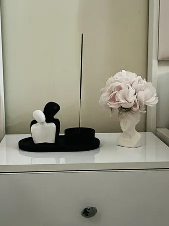 جاعودی سنگی طرح عشق مدل MD043-A مجموعه 3 عددی