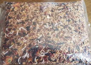 تجریه خرید غذای عروس هلندی مفید مدل TEH-COCKATIEL وزن 1000 گرم