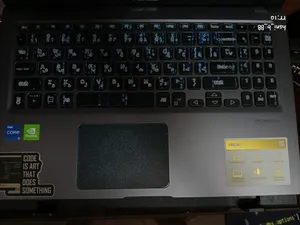 تجریه خرید استیکر لپ تاپ توییجین و موییجین طرح Hacker کد 19 مناسب برای لپ تاپ 15.6 اینچ به همراه برچسب حروف فارسی کیبورد