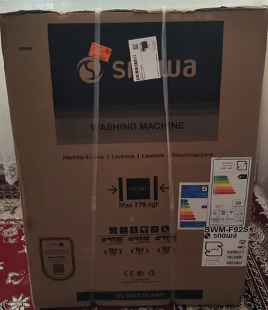 ماشین لباسشویی 9 کیلوگرم اتوماتیک اسنوا مدل SWM-F92S