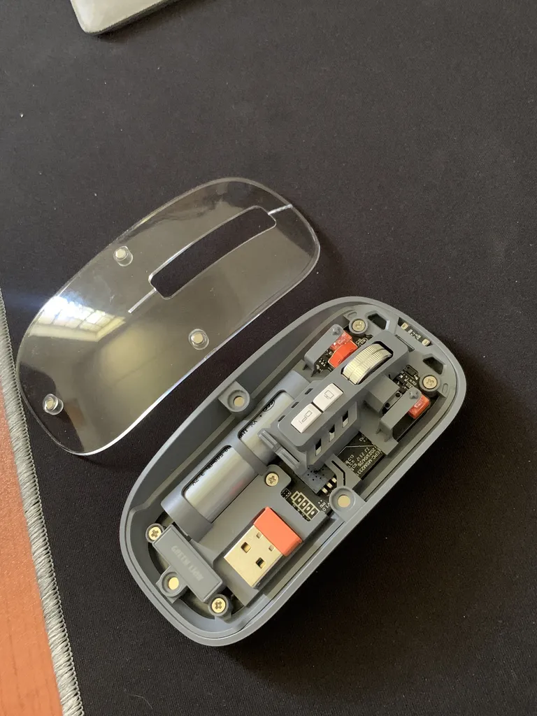 ماوس بی سیم گرین لاین مدل Transparent Mouse 2