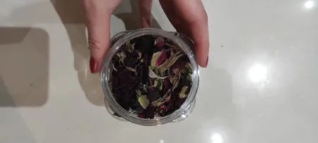 غنچه گل رز خشک مدل sanaz