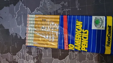مداد مشکی فابر کاستل مدل american pencils بسته 10 عددی