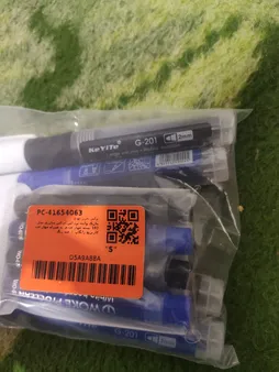 ماژیک وایت برد اس ام اس شارژی مدل 102 بسته چهار عددی به همراه چهار عدد کارتریج رایگان