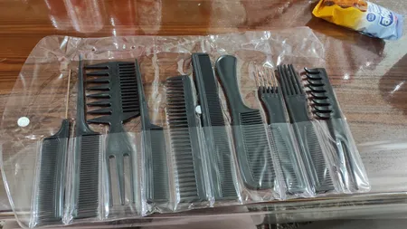 شانه مو کد 01 مجموعه 10 عددی