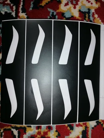 شابلون ابرو مدل P1 مجموعه 12 عددی