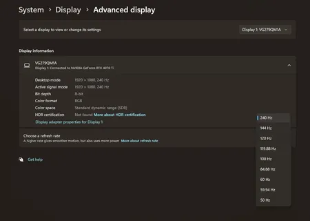 مانیتور گیمینگ ایسوس مدل TUF Gaming VG279QM1A سایز 27 اینچ