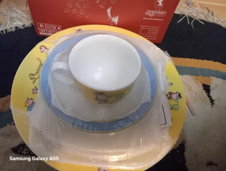 سرویس چینی 5 پارچه کودک چینی زرین ایران سری ایتالیا اف مدل Farm درجه عالی