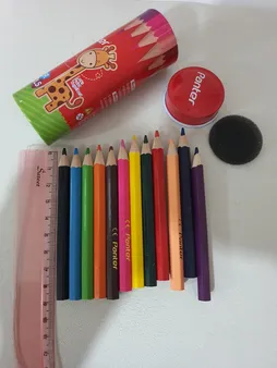 مداد رنگی 12 رنگ پنتر سایز کوچک