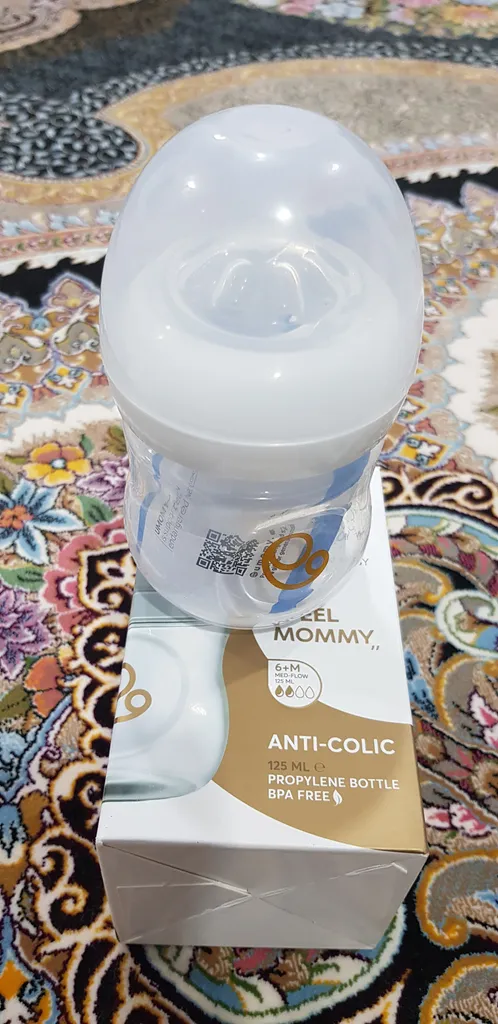 شیشه شیر یومامی مدل دهانه عریض گنجایش 125 میلی لیتر