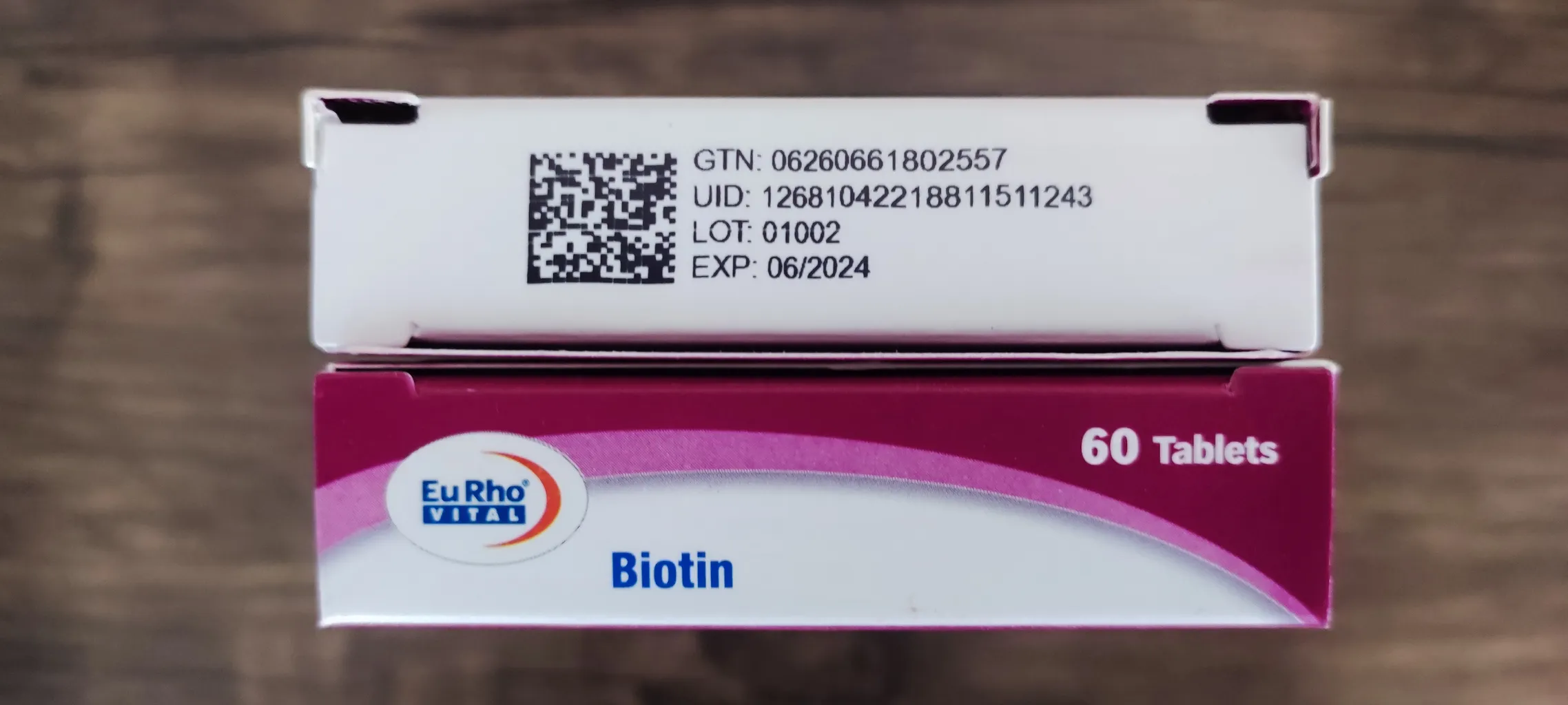 قرص بیوتین یوروویتال بسته 60 عددی