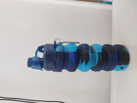 قمقمه مدل سیلیکونی تاشو گنجایش 0.5 لیتر